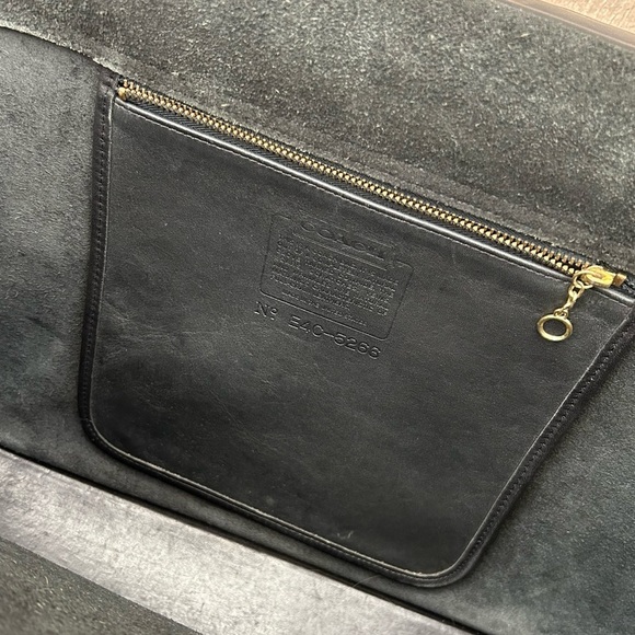 Vintage Coach 5266 Beekman Black Leather Briefcase - Picture 4 of 17
